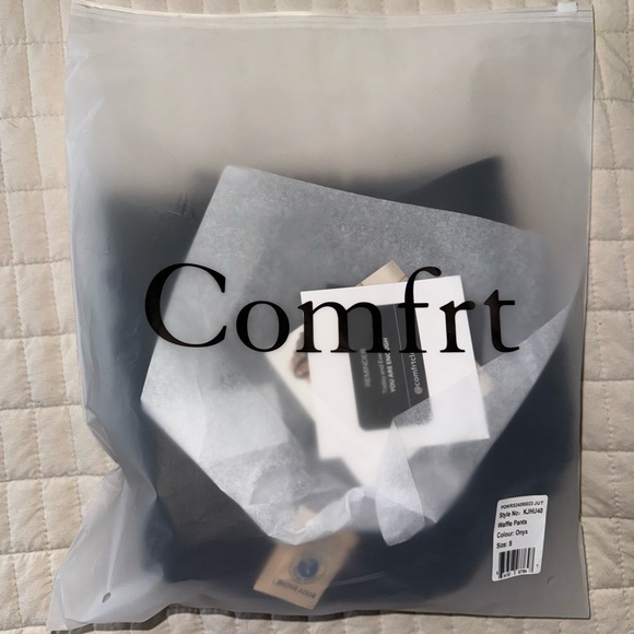 NWT Comfrt Women’s Waffle Pants - Picture 5 of 5